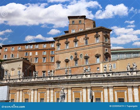 Vatican Apostolic Palace Palazzo Apostolico Stock Image - Image of ...