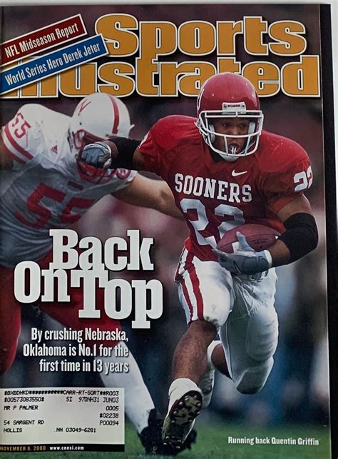 Collectible Sport Illustrated Magazine Oklahoma Sooners Ranked - Etsy