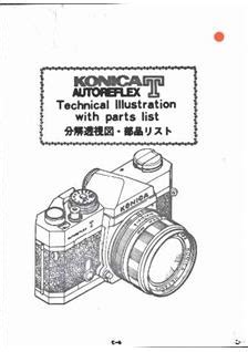 Konica AutoReflex T Printed Manual