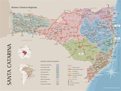 Mapa de Santa Catarina - ACTUALIZADO - WentTrip