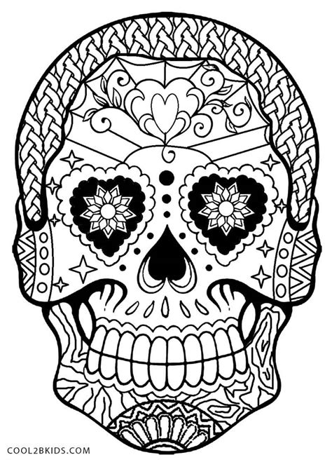 Printable Skulls Coloring Pages For Kids | Cool2bKids