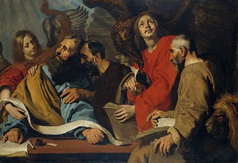 The Four Evangelists Painting by Pieter Soutman