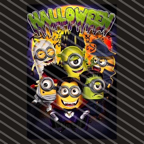 Minion Horror Dracula Halloween Png File Minion - Etsy