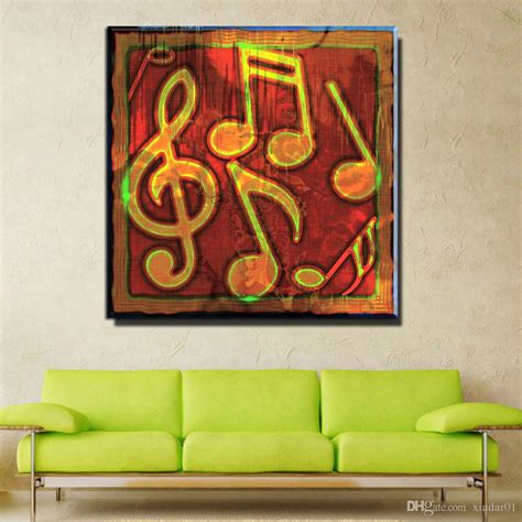 Music Note Canvas Painting at PaintingValley.com | Explore collection ...