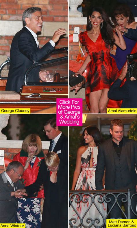 [PICS] George Clooney & Amal Alamuddin Wedding Guests Arrive: Matt ...