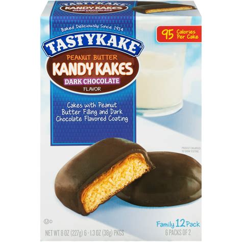 Tastykake® Kandy Kakes® Peanut Butter Dark Chocolate Cakes 12 ct Box - Walmart.com - Walmart.com