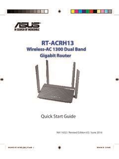 Wireless-AC 1300 Dual Band Gigabit Router / wireless-ac-1300-dual-band-gigabit-router.pdf / PDF4PRO