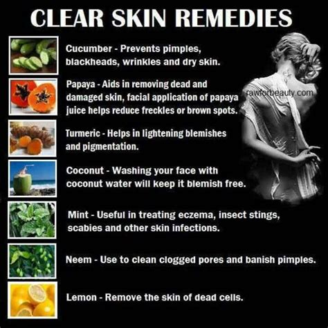 Clear Skin Remedies Clear Skin Remedies, Natural Remedies, Holistic Remedies, Herbal Remedies ...