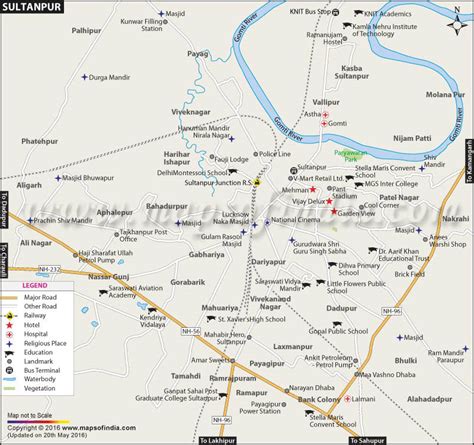 Sultanpur City Map