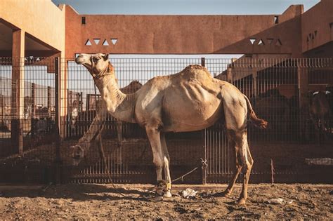 Premium Photo | Camel market in al ain