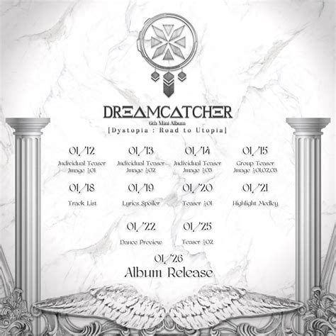 Dreamcatcher - The 6th Mini Album: Dystopia: Road to Utopia (Teaser Schedule) : r/kpop