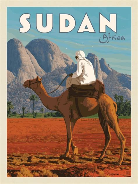 Sudan, Africa | Anderson Design Group | Travel posters art deco, Retro ...