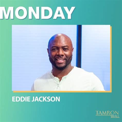 Eddie Jackson on Instagram: "Catch me at the @tamronhallshow today! I ...