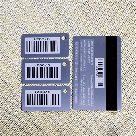 CR80 Custom Barcode Key Tags With 3 Key Cards Combo-Card Supplier Smart One