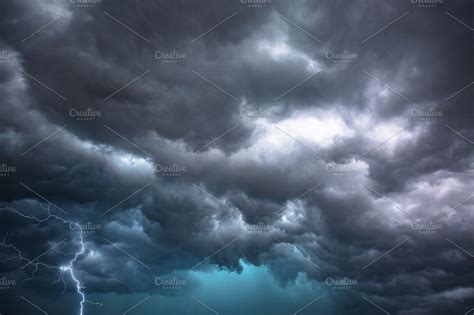 Thunderstorm clouds | High-Quality Stock Photos ~ Creative Market