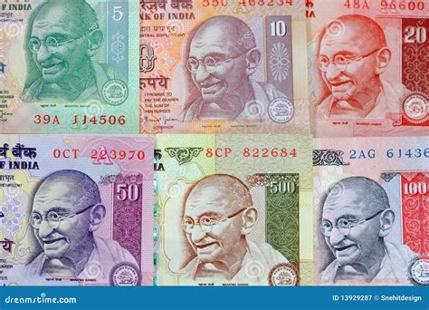 Gandhi On Rupee Notes Royalty-Free Stock Photography | CartoonDealer ...