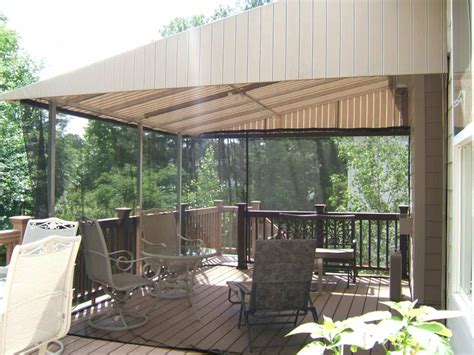 Awning Screen Enclosures - Mosquito Curtains