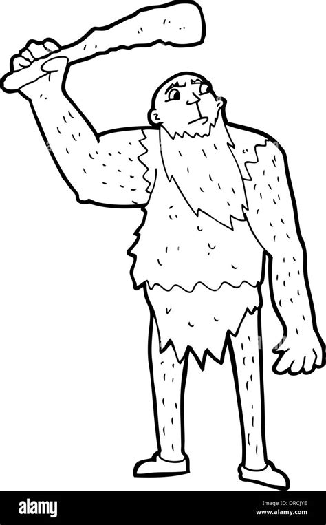 Neanderthal Coloring Page Coloring Pages