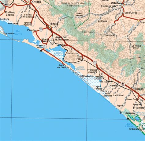 Chiapas Mexico Map