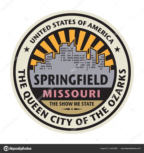 Springfield, Missouri stamp Stock Vector Image by ©_fla #314023908