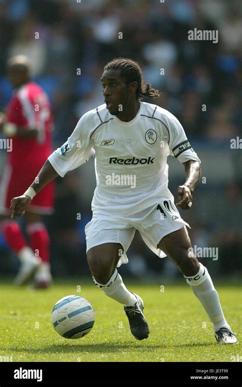 JAY JAY OKOCHA BOLTON WANDERERS FC REEBOK STADIUM BOLTON ENGLAND 14 ...