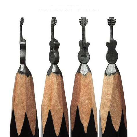 Pencil Lead Sculptures by Salavat Fidai -- beautifully carved with ...