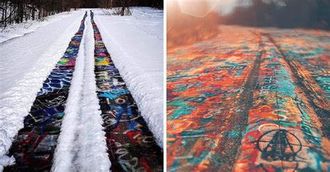 This Graffiti-Covered Abandoned Highway In Pennsylvania Looks Like A Scene From A Horror Movie ...