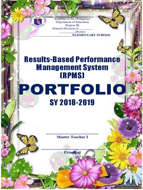 Rpms Cover Page Master Teacher | PDF | Lesson Plan | Educational Assessment