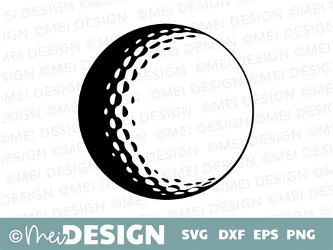 Golf Ball Svg-golf Design Svg-digital - Etsy UK