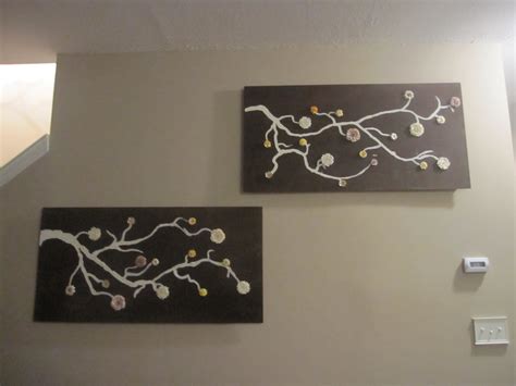 Tree branch wall art