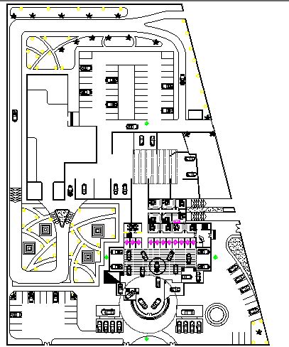 BMW car showroom architecture layout plan details dwg file - Cadbull