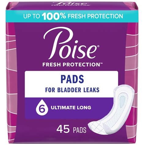 Poise Overnight Pads