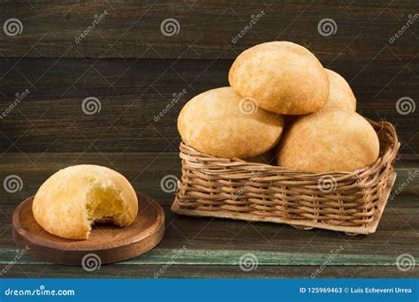 Delicious Almojabana Colombian Preparation - Wooden Background Stock Image - Image of breakfast ...