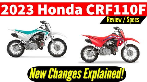 New 2023 Honda CRF110F Review: Specs / Features + Changes Explained!