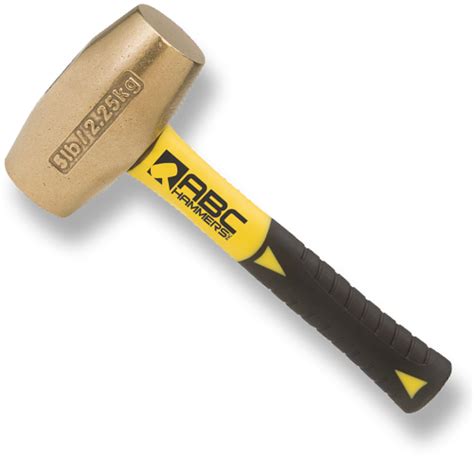 Saver Prices Non-Sparking BROOKS BRASS HAMMER /LIFETIME Warranty /27oz Solid Brass USA made Hot ...