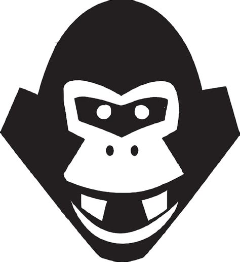 Premium Vector | Jungle monkey vector logo icon