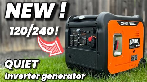 GENMAX 240 Volt Generator 5500 watt Genmax 5500i Inverter Generator ...