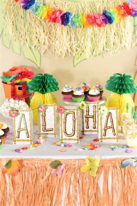 Hawaiian Luau Party Ideas that are Easy and Fun! - Fun-Squared