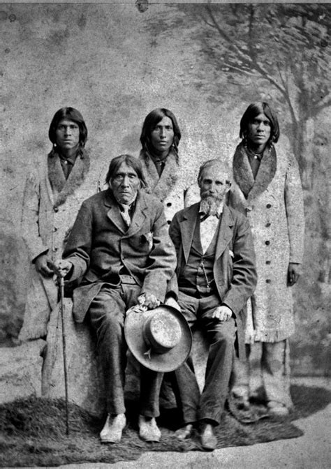 Quechan men including Pasqual (sitting on left) with an unidentified ...