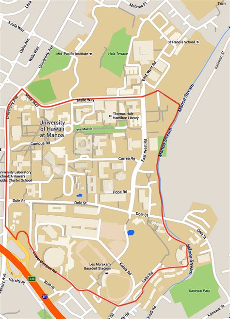 Uh Manoa Campus Map - United States Map