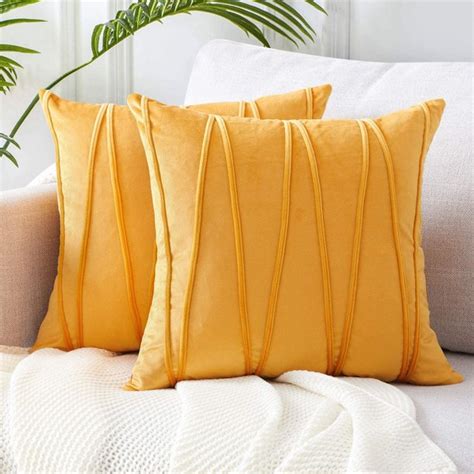 Topfinel Decorative Hand-Made Throw Pillow Cases Soft Particles Velvet ...