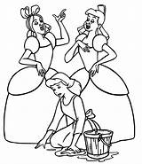 Wecoloringpage Drizella Cinderella Ingrahamrobotics Sketch Coloring Page sketch template