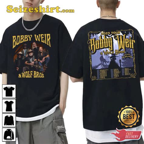 Bobby Weir Wolf Bros 2023 Tour Shirt - Seizeshirt.com