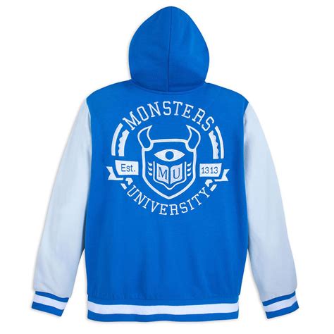 Product Image of Monsters University Hooded Varsity Jacket for Adults # 4 Monster University ...