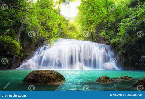 Tropical Waterfall in Thailand, Nature Photography Stock Photo - Image of fall, foliage: 42009154