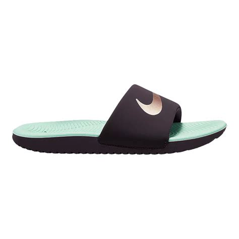 Nike Kids' Pre-School/Grade School Kawa Slides/Sandals, Girls', Leather | Sport Chek