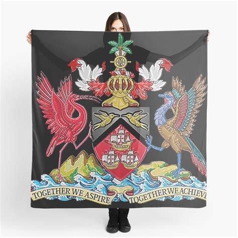 Trinidad & Tobago Coat Of Arms (A) Scarf by Boakes-Digital | Coat of ...