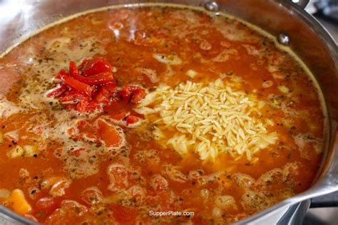 Tomato Orzo Soup - Supper Plate-Delicious Dinners on a Budget! 30 ...