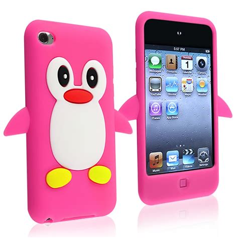 BasAcc Hot Pink Silicone Skin Case for Apple® iPod Touch Generation 4