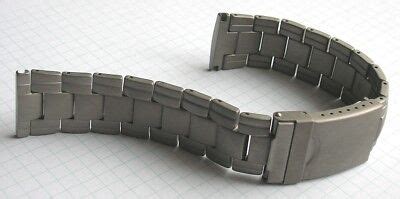 Titanium Watch Strap Solid MABRO Germany 22mm Titanium Bracelet ...